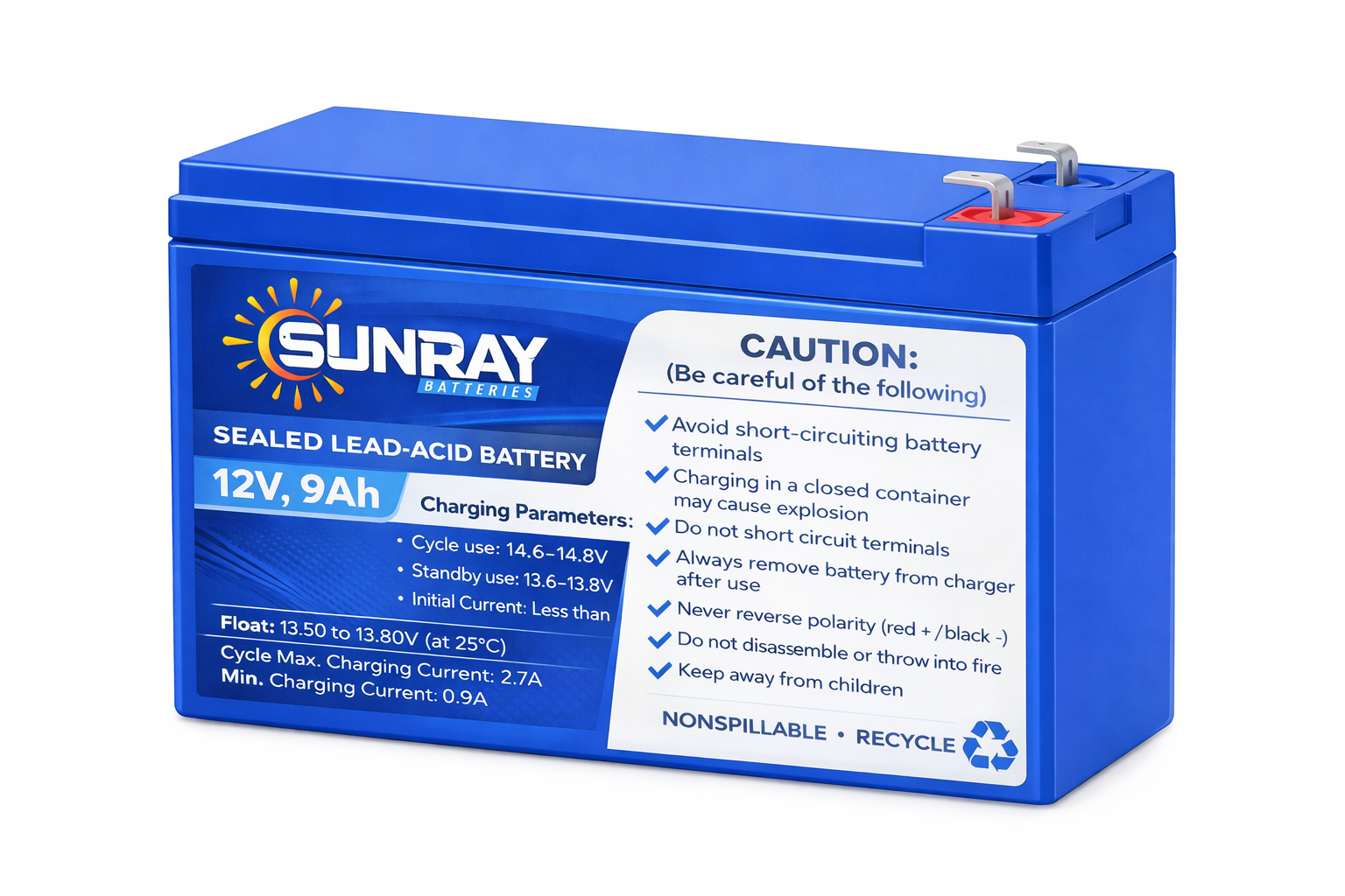 12V 9Ah Battery